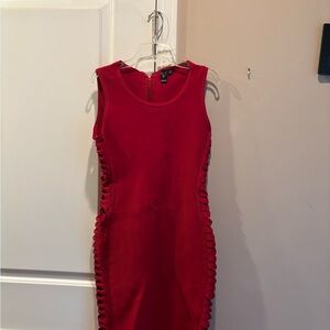 Windsor Red Bodycon Mini Dress